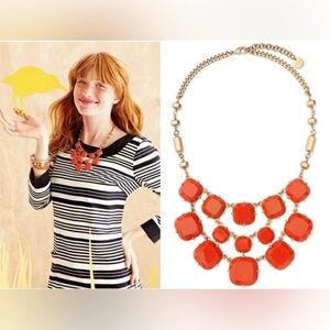NWT STELLA & DOT Olivia Bib Necklace N321OR